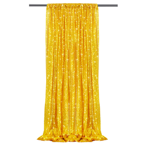 TX – rideau de <span class=keywords><strong>fond</strong></span> à paillettes de style européen et américain pour fête, mariage, banquet, studio, noël utilisé - Product Image 1