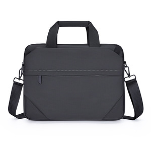 Funda Impermeable y Resistente a Golpes para Portátil, Bolsa de Negocios de Gran Capacidad, Bandolera Portátil, Maletín Cruzado con Cierre para Oficina - Product Image 2