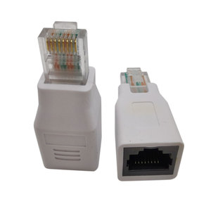 RJ45 Network Ethernet Connector Male to Female Cable Adapter cross Over <strong>Connection</strong> - Product Image 1