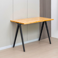 Table de bureau moderne au design simple Bureau en acier pour la maison en métal
