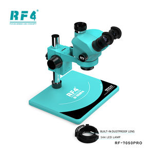 <span class=keywords><strong>Microscope</strong></span> trinoculaire RF-7050PRO avec grossissement 7-50x, éclairage LED à 6 niveaux de réglage, résolution de caméra 1920x1080 - Product Image 3