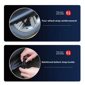 Housse de voiture spéciale en tissu Oxford imperméable, anti-poussière et anti-grêle pour l'extérieur - Product Image 2