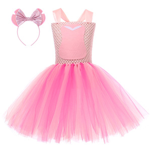 Disfraz de Princesa con Tutú <span class=keywords><strong>y</strong></span> Diadema para Niñas, Vestido de Tul para Fiestas de Cumpleaños, Carnaval, Halloween - Product Image 3