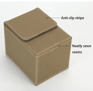 100 + नकली चमड़े कार्ड खेल भंडारण बॉक्स कस्टम डेक खेल कार्ड मामला mtg tcg ccg ccg ट्रेडिंग कार्ड डेक बॉक्स - Product Image 4