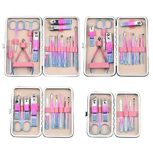 New Design Gradient Colour Nail Clipper Set Personal Nail Care Tools Manicure Tools Kit