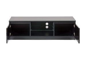 Nero PORTA <span class=keywords><strong>TV</strong></span> Mobile Unità Con Luci A LED per 42 49 <span class=keywords><strong>55</strong></span> 65 <span class=keywords><strong>pollici</strong></span> 4k <span class=keywords><strong>TV</strong></span> 140 centimetri di larghezza soggiorno - Product Image 3