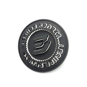 Logotipo de diseño Marca 3D Insignia de transferencia de calor Ropa Etiqueta suave en relieve Goma de silicona Pvc Parche Personalización - Product Image 2