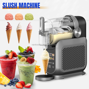 เครื่องทำขนมหวานอเนกประสงค์ขนาด 1.8 ลิตร สำหรับใช้ในบ้าน เครื่องทำไอศกรีมและเครื่องดื่มแช่แข็ง เครื่องทำน้ำแข็งปั่น - Product Image 1