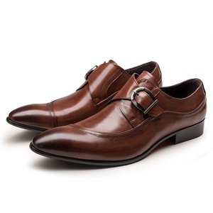 รองเท้าหนังลำลองแบบมีหัวเข็มขัดสำหรับผู้ชาย รองเท้าหนังสำหรับธุรกิจแบบเป็นทางการสำหรับผู้ชาย ดีไซน์เล็ก รองเท้าหนังคุณภาพสูง - Product Image 4