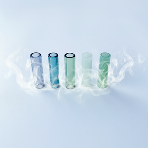Embout en verre turbine de 12 mm avec logo personnalisé pour étui à cigares, fabrication en usine - Product Image 1