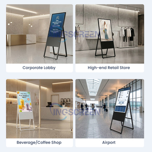 Pantalla Publicitaria Digital Comercial INGSCREEN, Ultra Delgada, FHD, de Pie, para Interiores, Funcionamiento 24/7, para <span class=keywords><strong>Tiendas</strong></span> Minoristas - Product Image 5