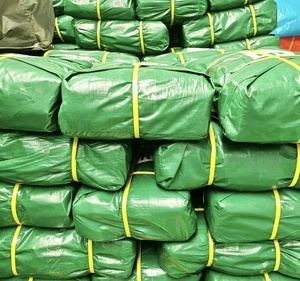 China Green Color PE <strong>Poly</strong> Tarpaulin Price - Product Image 1