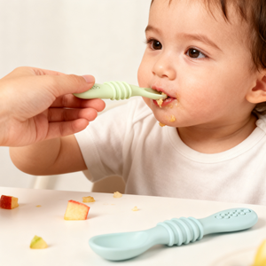 Cucharas de Silicona de Doble Etapa, Libres de BPA, <span class=keywords><strong>para</strong></span> Bebés, Práctica de Alimentación, Primeros Alimentos, Suaves, <span class=keywords><strong>para</strong></span> la Transición Alimentaria - Product Image 6