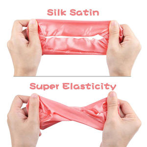 Modeaccessoires voor vrouwen: bulk elastiekjes voor haar, op maat gemaakte effen satijnen haarbanden, groothandel zijden haar scrunchies voor meisjes - Product Image 2