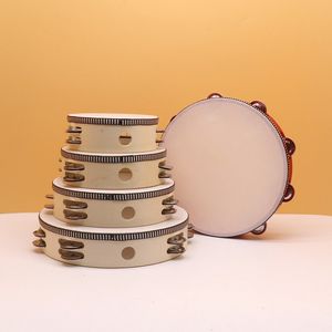Nouveau produit enfants de instrument de percussion en bois à la main <span class=keywords><strong>tambourin</strong></span> 4 pouces - Product Image 3