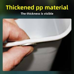 <span class=keywords><strong>Pot</strong></span> carré en plastique pour bonsaï, style japonais, taille haute, épaissi, respirant, pour semis de succulentes, conteneur de pépinière en gros - Product Image 3