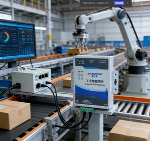 โมดูลการสื่อสารอุตสาหกรรม SEAVIEW อีเธอร์เน็ต 10/100Mbps <3W พลังงานต่ำสำหรับระบบปฏิบัติการอุตสาหกรรมตลอด 24 ชั่วโมงทุกวัน - Product Image 5