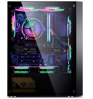 Moniteur 24 pouces, unité centrale économique, GTX 1060 6 Go, nouvel ensemble d'accessoires de bureau pour joueurs, ordinateur Core i7 16 Go HDD SSD Win10, PC de jeu