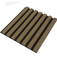 Panneaux insonorisants en fibre de polyester de placage de panneau acoustique en bois assemblé libre de cinéma moderne