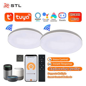 Tuya <span class=keywords><strong>Zigbee</strong></span> モダンデザイン スイッチコントロール スマートホーム照明 リビングルーム 寝室 表面実装LEDシーリングライト - Product Image 1