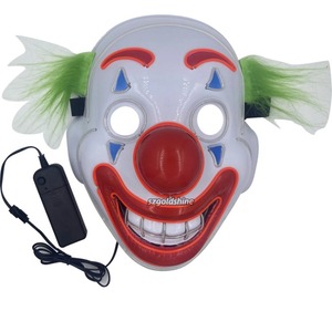 Masques de fête de <span class=keywords><strong>carnaval</strong></span> pour adultes Masques multi-matériaux pour Halloween <span class=keywords><strong>Masque</strong></span> LED de Noël PVC Plastique Papier Pâte de Soie - Product Image 6