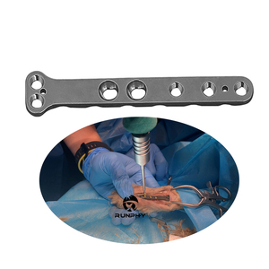 RUNPHY Placca Ortopedica Veterinaria in Titanio con Bloccaggio per Animali di Piccola Taglia, Cani e Gatti, per Artrodesi e Placca Ossea Carpaletaria - Product Image 1