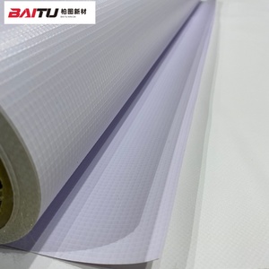 Bannière publicitaire ENOVATIONS <span class=keywords><strong>Flex</strong></span> 280G, finition brillante, film PVC imperméable, publicité extérieure, œillets blancs, support au sol, 13oz UV - Product Image 1