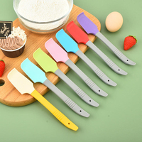 Outil de cuisine multifonctionnel, spatule en silicone de qualité alimentaire, mini grattoir à crème, grattoir à confiture