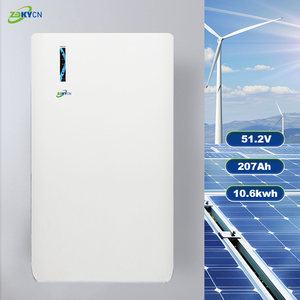 แบตเตอรี่ลิเธียมไอออนสำหรับเก็บพลังงานภายในบ้าน ขนาด 51.2V 207Ah ติดผนังได้ ความจุ 5kWh 10kWh 15kWh กันน้ำ พร้อม WiFi และระบบจัดการแบตเตอรี่ (BMS) แบบ AC - Product Image 1
