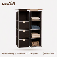 Armoire de rangement à 4 étagères sans tiroirs, unité d'organisation pour la maison, le bureau, la chambre, vente en gros, OEM, ODM disponibles