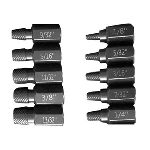 Socket <b>Extractor</b> <b>Set</b> 10 Piece Metric Industrial Damaged <b>Screw</b> Removal Tool - Product Image 2