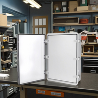 Boîtier de projet électrique extérieur IP67 Matériau PC/ABS transparent Porte articulée transparente Boîtier IP65/IP66 pour instruments électroniques
