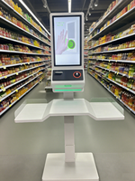 Produit breveté auto-développé-Équipement de contrôle libre-service d'interaction homme-machine pour supermarché