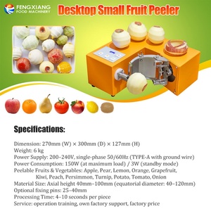 เครื่องปอกผลไม้ไฟฟ้าขนาดเล็กสำหรับปอกกีวี บีทรูท แอปเปิ้ล ส้ม - Product Image 5