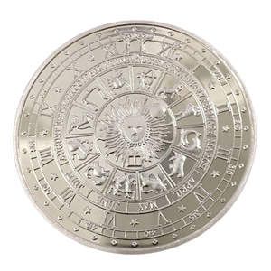 Arte de la artesanía de metal de la adivinación sol Luna constelación desafío moneda - Product Image 4