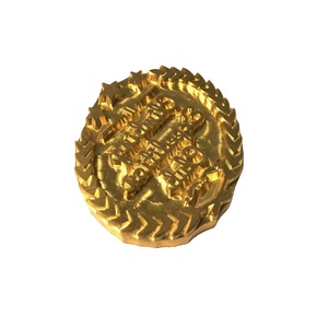 Molde para hornear de 3 cm para pasteles, panecillos al vapor, con patrón opcional de lámina de cobre dorada - Product Image 1