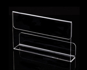 Porte-étiquettes <span class=keywords><strong>de</strong></span> prix en acrylique, en forme <span class=keywords><strong>de</strong></span> L, bon marché, en acrylique, support <span class=keywords><strong>de</strong></span> <span class=keywords><strong>plaque</strong></span> nom <span class=keywords><strong>de</strong></span> bureau - Product Image 3
