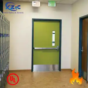 UL Listed Customized Apartment Fireproof Doors Security Steel Fire Door US Standard