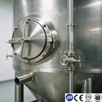 Tanque de Maduración para Producción de Extracto de Café SS304 con Certificación ASME y CE, 500-3000L, con Control de Temperatura, Doble Pared, Directo de Fábrica