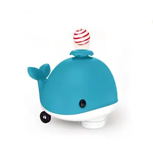 핫셀 인기있는 전기 장난감 작은 고래 funtoys 스프레이 아이 고래에 대한 욕실 장난감 날려 떠 다니는 공 장난감