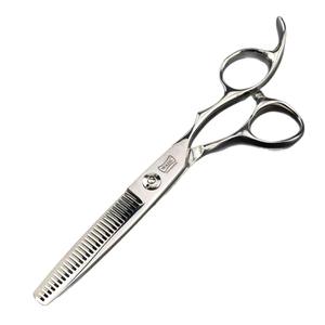 Tijeras de peluquería y barbería Huaer F-105 plateadas de 6.0 pulgadas con punta afilada personalizada para flequillo - Product Image 5