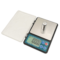 Balance de poche numérique électronique de haute précision en acier inoxydable 500g 0.01g pour bijoux, diamants et or