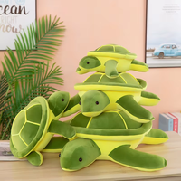 Vente en gros grande peluche tortue jouet doux lit en peluche oreiller de couchage ours aquarium souvenir poupée pour enfants idée cadeau parfaite