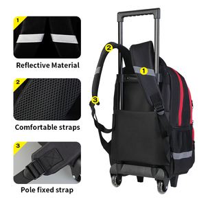 Sacs à dos à <span class=keywords><strong>roulettes</strong></span> mignons pour enfants, fournisseur chinois, pour filles et garçons, <span class=keywords><strong>cartable</strong></span> de primaire, sac à dos à <span class=keywords><strong>roulettes</strong></span> dessin animé pour enfants - Product Image 2