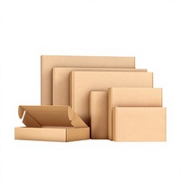 Boîte avec plateau pliable rectangulaire en carton ondulé extra résistant pour l'emballage logistique en gros avec livraison gratuite