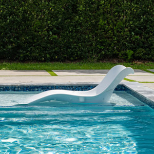 Tumbona de fibra de vidrio para piscina al aire libre simple y moderna, tumbona de fibra de vidrio frp lateral para piscina, tumbona para piscina - Product Image 3