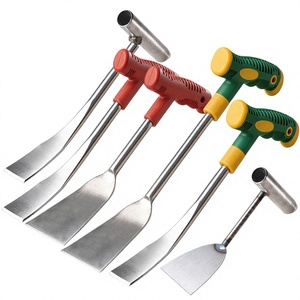 Petite pelle de jardin en fer polyvalente à trois sections pour la plantation et le désherbage de ciboulette sauvage, d'ail, de légumes et de fleurs - Product Image 1