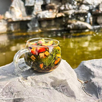 Thé de feuilles de pissenlit pur et naturel, herbe sèche, ingrédient de mélange en vrac, emballage en boîte/bouteille pour les bienfaits amincissants et la santé