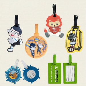 Étiquette de bagage en PVC et silicone écologique personnalisée, étiquettes en caoutchouc 2D 3D, étiquette de voyage personnalisée, étiquette d'identification pour souvenir - Product Image 6