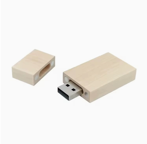 Memoria USB de Madera con Caja, Directo de Fábrica, Logotipo Personalizado, Pendrive al por Mayor de 1GB a 128GB - Product Image 1